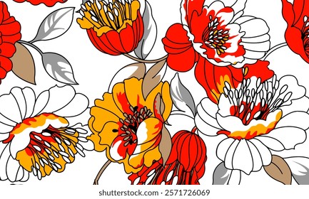 Abstract Flower background suitable for home decore and wallpaper purpose