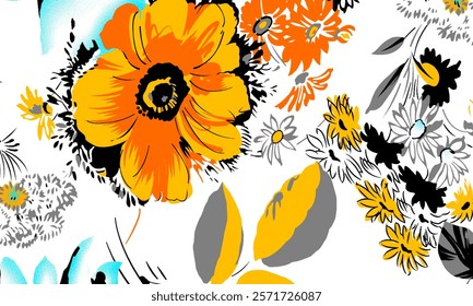 Abstract Flower background suitable for home decore and wallpaper purpose