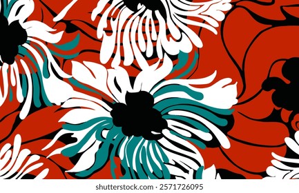 Abstract Flower background suitable for home decore and wallpaper purpose