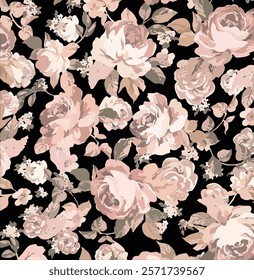 Abstract Flower background suitable for home decore and wallpaper purpose. allover design. digital and textile.