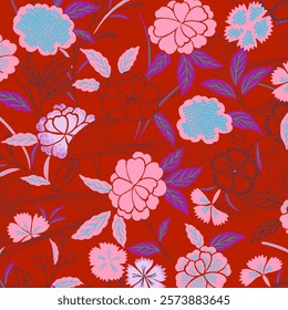 Abstract Flower background suitable for home decore and wallpaper purpose
