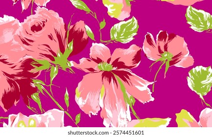 Abstract Flower background suitable for home decore and wallpaper purpose