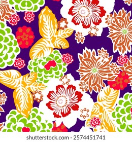 Abstract Flower background suitable for home decore and wallpaper purpose