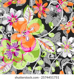 Abstract Flower background suitable for home decore and wallpaper purpose