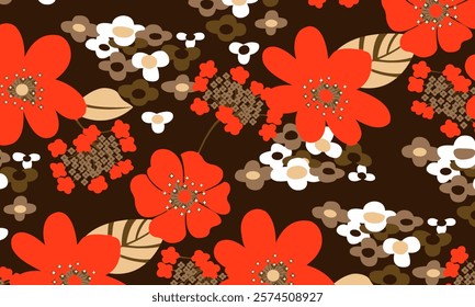 Abstract Flower background suitable for home decore and wallpaper purpose