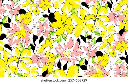 Abstract Flower background suitable for home decore and wallpaper purpose