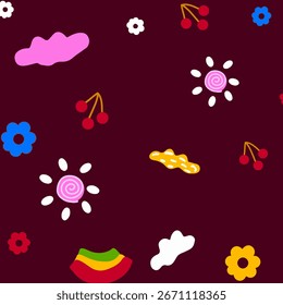 Fundo de flor abstrato adequado para decore home e papel de parede finalidade

