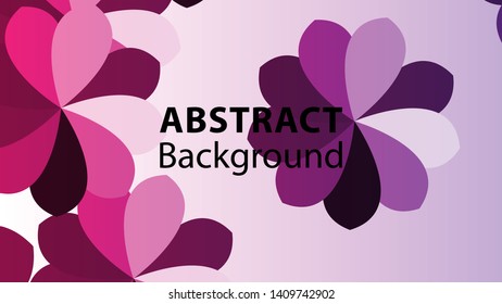 Abstract Flower Background - vector