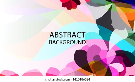 Abstract Flower Background - vector
