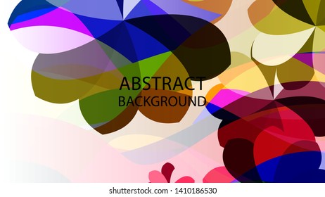 Abstract Flower Background - vector