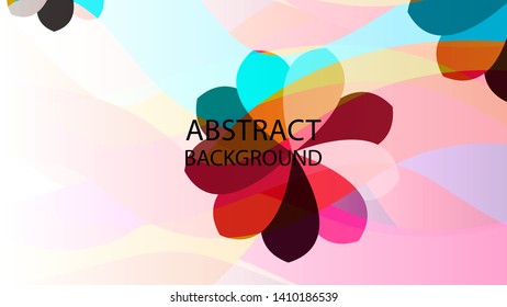 Abstract Flower Background - vector