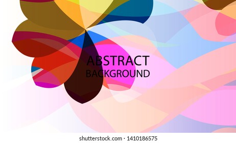 Abstract Flower Background - vector