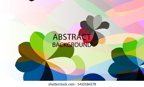 Abstract Flower Background - vector