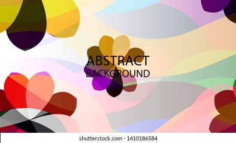 Abstract Flower Background - vector