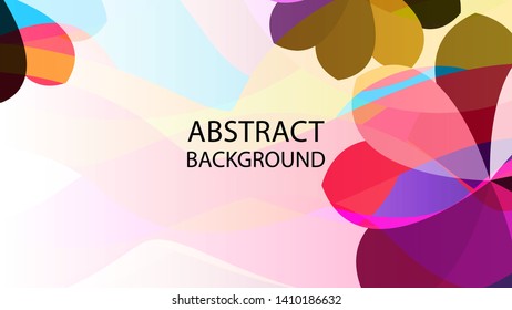 Abstract Flower Background - vector