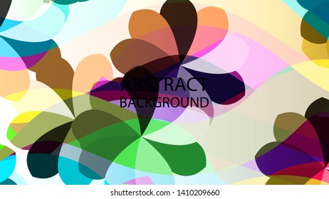 Abstract Flower Background - vector