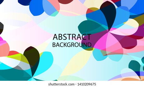 Abstract Flower Background - vector