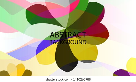 Abstract Flower Background - vector