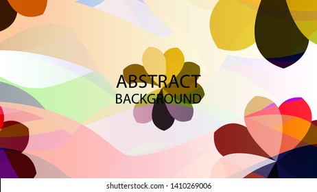 Abstract Flower Background - vector