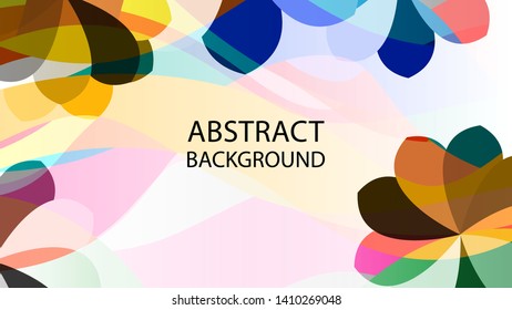 Abstract Flower Background - vector
