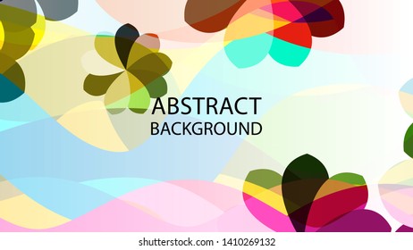 Abstract Flower Background - vector