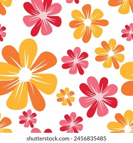 Abstract flower background Vector design floral border frame
