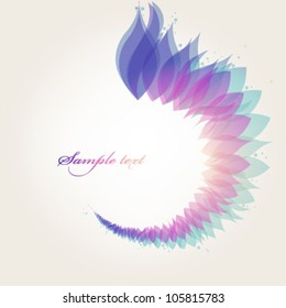 Abstract Flower Background - vector eps10