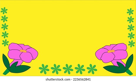 abstract flower background vector illustration