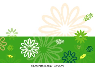 Abstract "flower" background - vector illustration - look at my portfolio to other illustrations