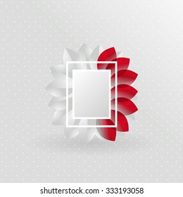 Abstract flower background. Vector illustration.