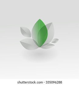Abstract flower background. Vector illustration.