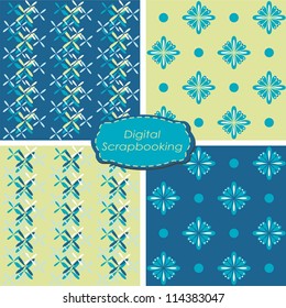 Abstract flower backgrounds