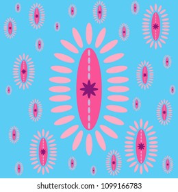 abstract flower background.vector illustration.