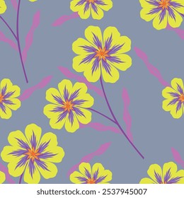 Abstractas diseño de flor en flor. Hermoso patrón floral en Pequeño. Pequeñas flores pequeñas de colores. Vector de arte abstracto texturizado grunge con flores y plantas en estilo de acuarela