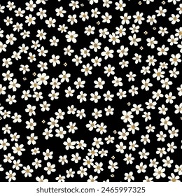 Abstract flower blooming design. Pattern with floral seamless. Grunge textured abstract art vector  with flower and plants in watercolor style.