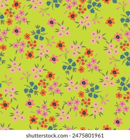 Abstract flower blooming design. Pattern with floral seamless. Grunge textured abstract art vector with flower and plants in watercolor style.