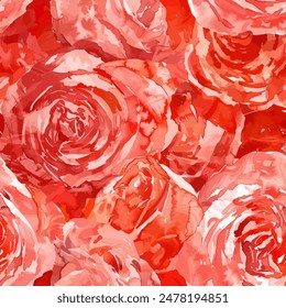Abstract flower blooming design. Pattern with floral seamless. Grunge textured abstract art vector  with flower and plants in watercolor style.