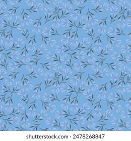 Abstract flower blooming design. Pattern with floral seamless. Grunge textured abstract art vector with flower and plants in watercolor style.