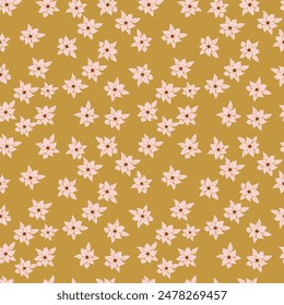 Abstract flower blooming design. Pattern with floral seamless. Grunge textured abstract art vector with flower and plants in watercolor style.