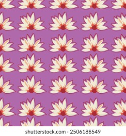 Abstract flower blooming design. Pattern with floral seamless. Grunge textured abstract art vector with flower and plants in watercolor style