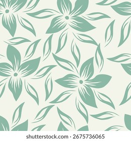 Abstractas diseño de flor en flor. Patrón con floral sin costuras. Vector de arte abstracto con textura grunge con flores y plantas en estilo acuarela.