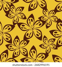 Abstrato flor desabrochando design. Padrão com floral sem emenda. Grunge vetor de arte abstrata texturizado com flor e plantas em estilo aquarela.