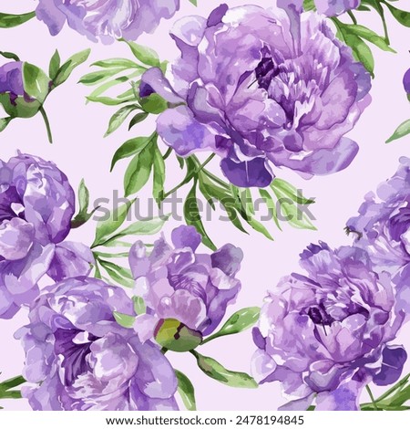 Abstract flower blooming design. Pattern with floral seamless. Grunge textured abstract art vector  with flower and plants in watercolor style.