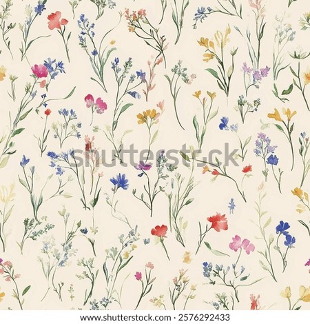 Abstract flower blooming design. Pattern with floral seamless