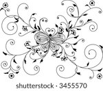 Abstract Flower Butterfly