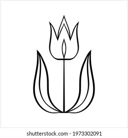 Abstract flower coloring page book collection. Sketch icon isolated on white. Doodle vector stock illustration. EPS 10