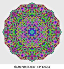 Abstract Flower. Creative Colorful style vector wheel. Abstract colorful circle backdrop. Geometric vector mandala. Red Green Orange Purple Lilac Blue Violet Magenta Color Round Background