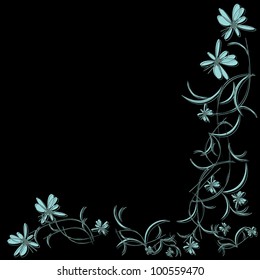 Abstract flower design