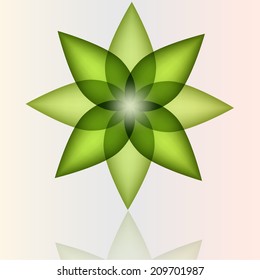  Abstract flower design 