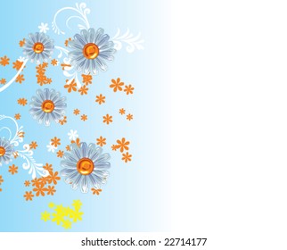 Abstract flower design